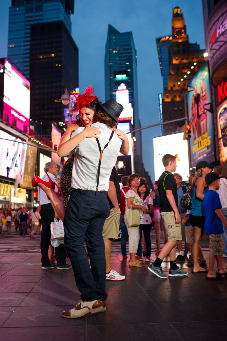 engagement photos andrea bertola steven shaw new york city nyc ny times square