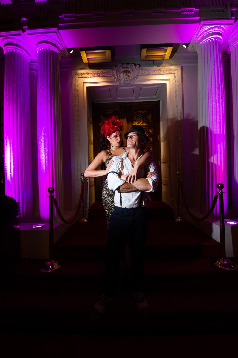 engagement photos andrea bertola steven shaw new york city nyc ny haven hotel red carpet